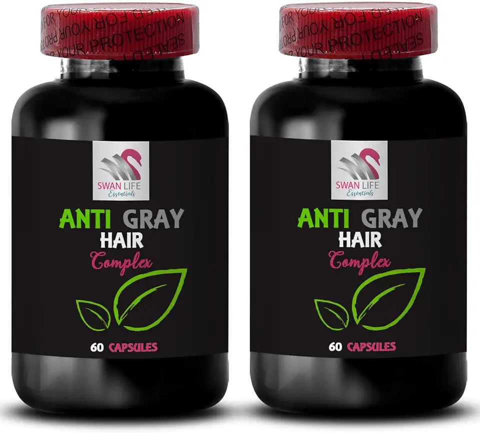 Anti Gray Hair Pills 180 Capsules Q259