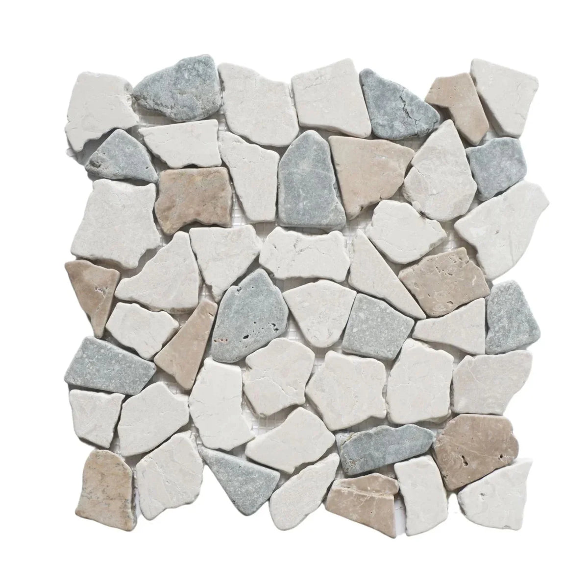 Sea Sand Mosaic Wall & Floor Tile 11.4" X 11.4" 5 tiles per case I54180