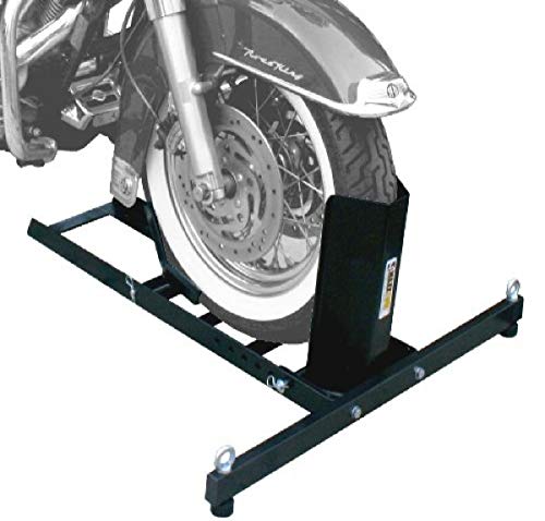 Adjustable Motorcycle Wheel Chock Stand Heavy Duty 1800lb Weight Capacity Q50164