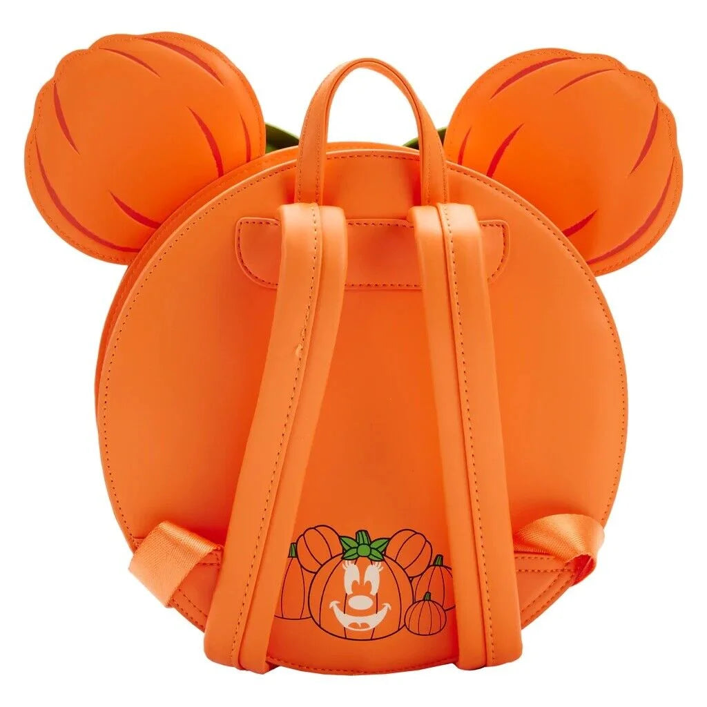 Disney Minnie Pumpkin Double Strap Shoulder Bag Purse F19508