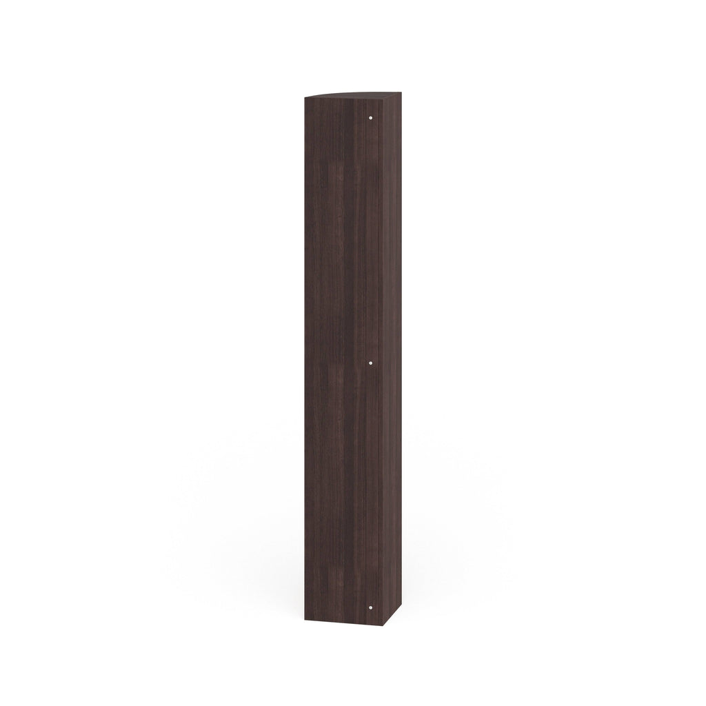 Corner 5-Shelf Display Stand White Wood Finish Q8913