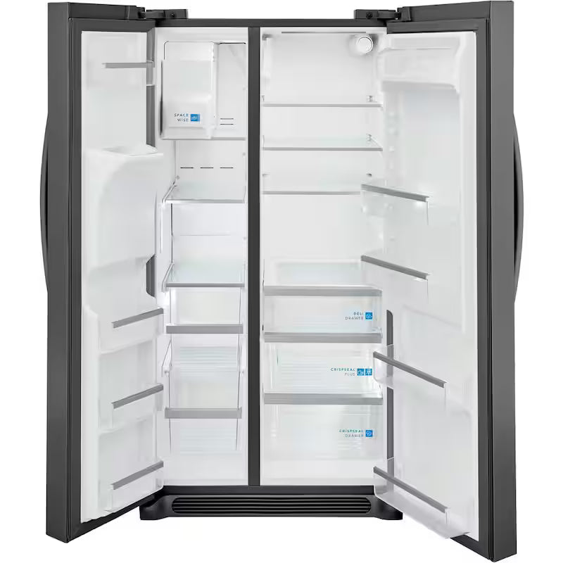 36 in. Black Stainless Steel Side by Side Refrigerator U7173