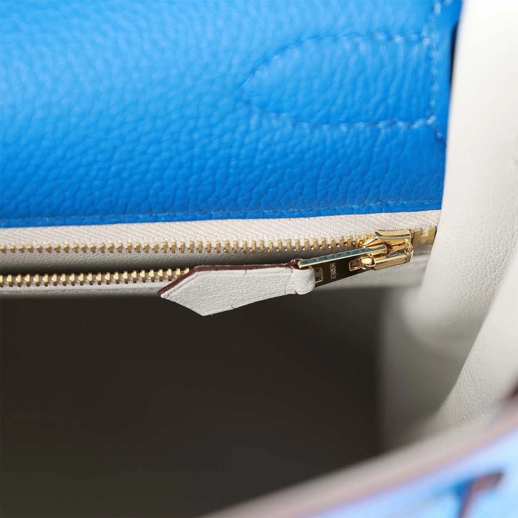 Bleu Royal Togo Leather Bag D233