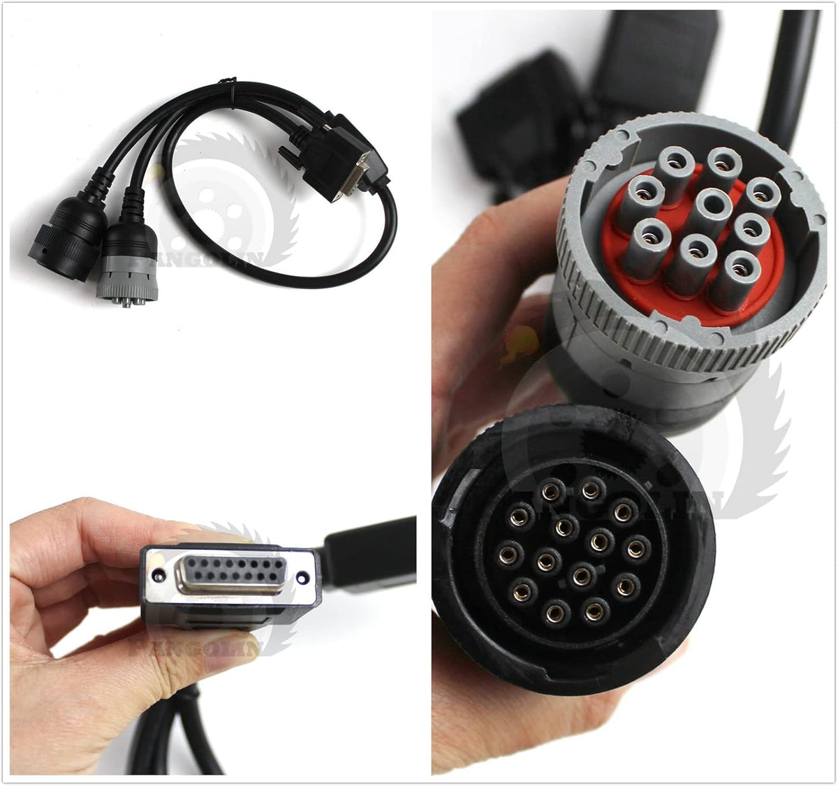 Communication Diagnostic Adapter Diagnostic Tool 2019A Version for Heavy Equipment Q664