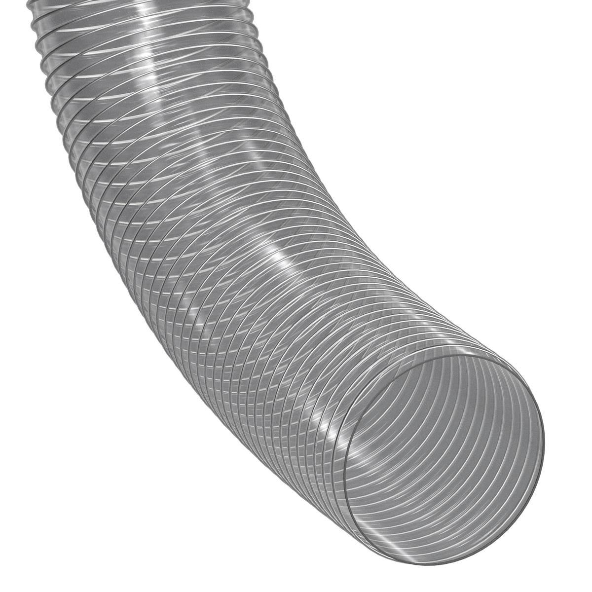 Urethane Ducting Hose, 4 in. Id, 25 ft. L E2896