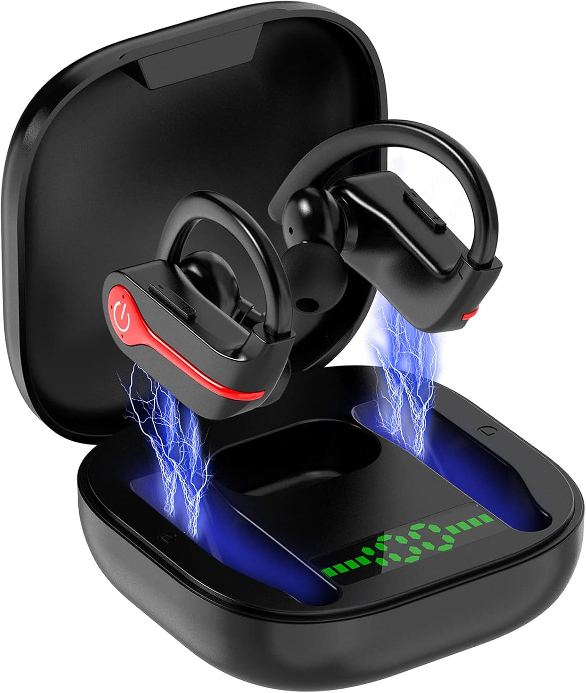 Wireless Earbuds Bluetooth 5.1 Noise Cancelling IP7 Waterproof 40H Playtime Pack of 2 L411951