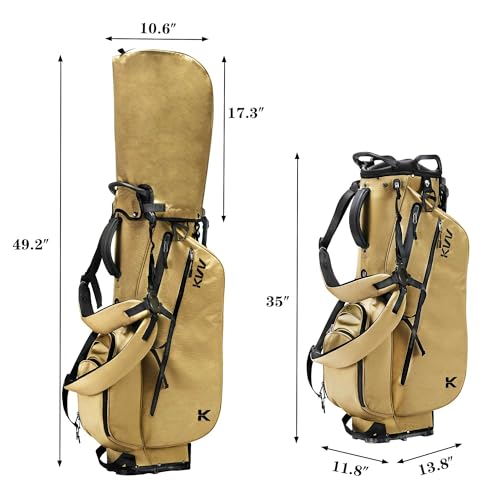 Lightweight Golf Stand Bag with 7 Way Dividers and 5 Pockets L823