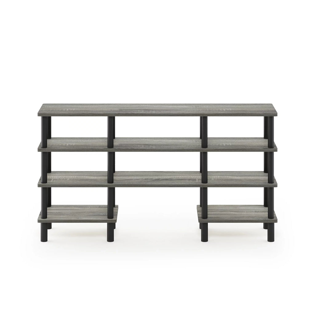 4-Tier Espresso Black TV Stand P41325