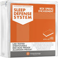 Queen Zippered Hypoallergenic Box Spring Encasement U536