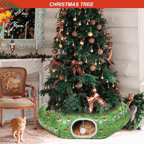 Green Christmas Tree Skirt Bed Z881896