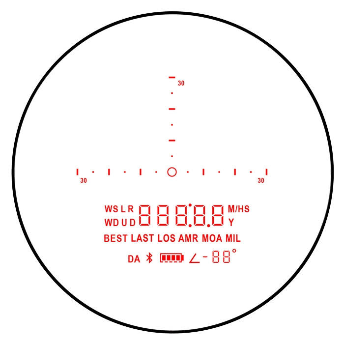 7x25 Laser Rangefinder H610