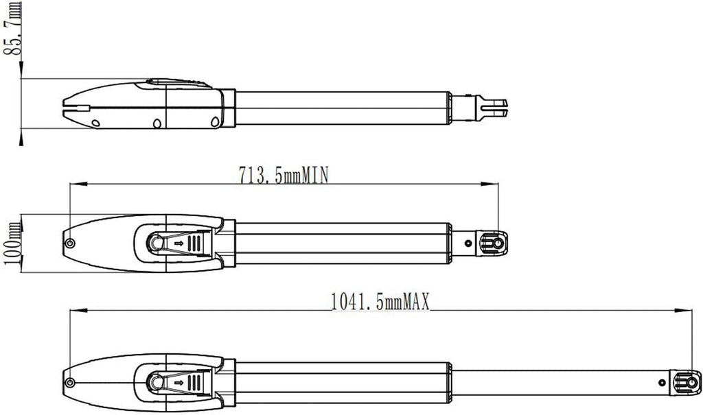 Dual Automatic Gate Opener for Swing Gates up to 660 Pounds and 10 Feet S4653