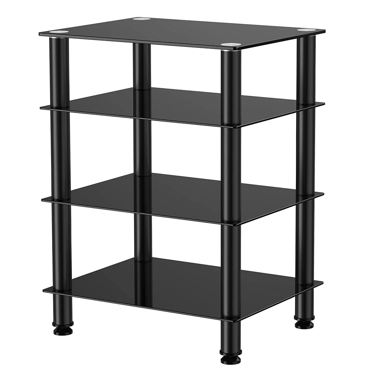 4-tier Glass Media TV Stand E3055