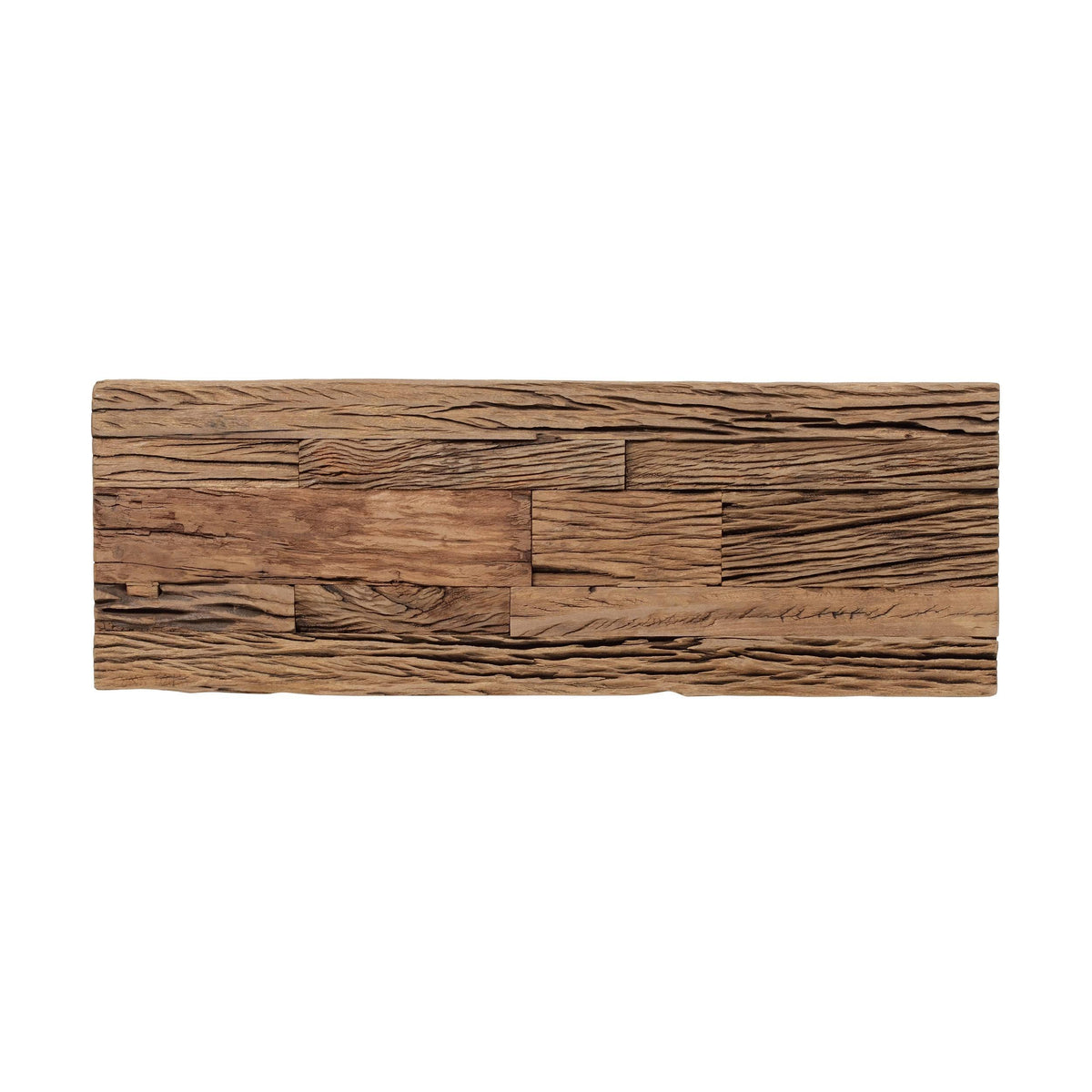 Natural Wood and Iron Console Table J2542