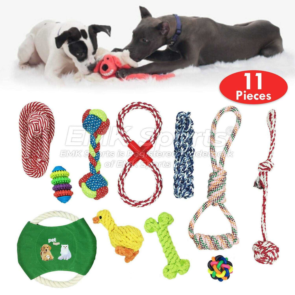 Dog Rope Toys Pack of 11 Teething Toys V48880