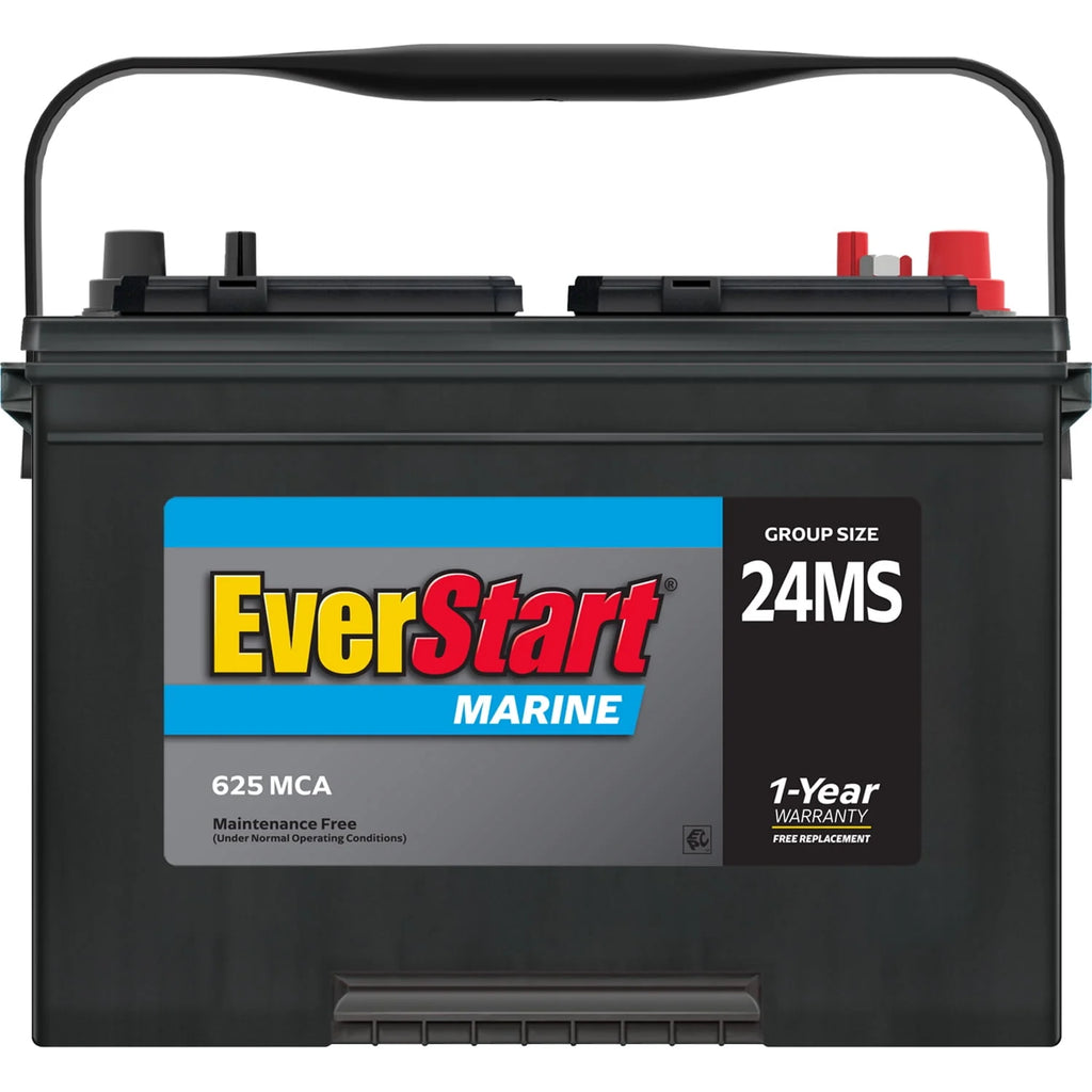 Lead Acid Marine Starting Battery Group Size 24MS 12 Volt 1000 MCA Q870243