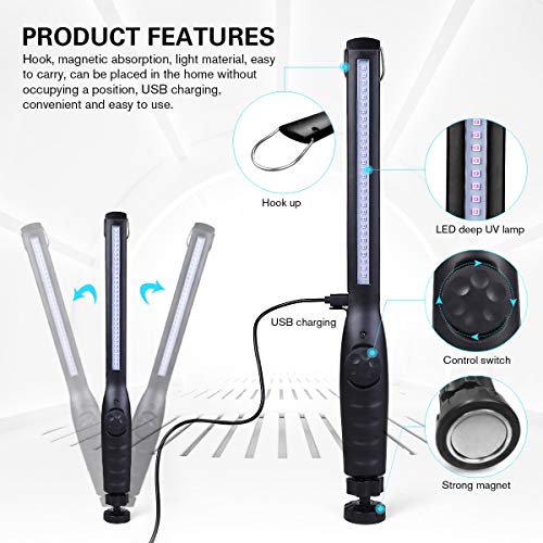 Portable USB Rechargeable UV Light Sanitizer 1 Pack G790310