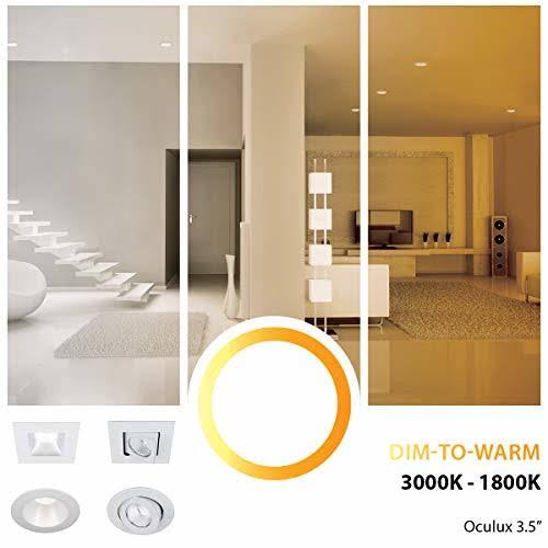 Warm Dim 3.5 inch LED Round Adjustable Recessed Trim L372