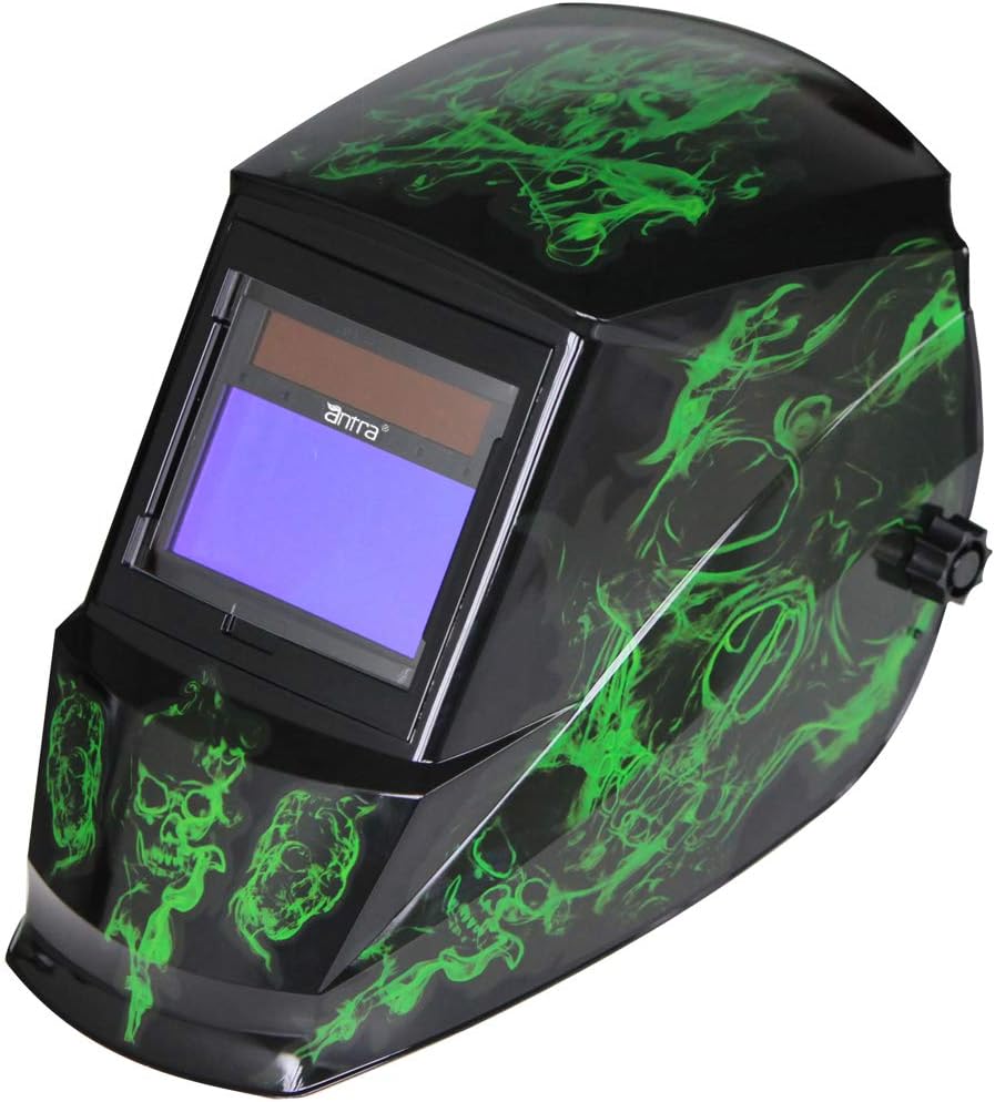 Auto Darkening Welding Helmet, Wide Shade Range 4/5-13, 6+1 Extra Lens Covers Pack of 2 Z1424