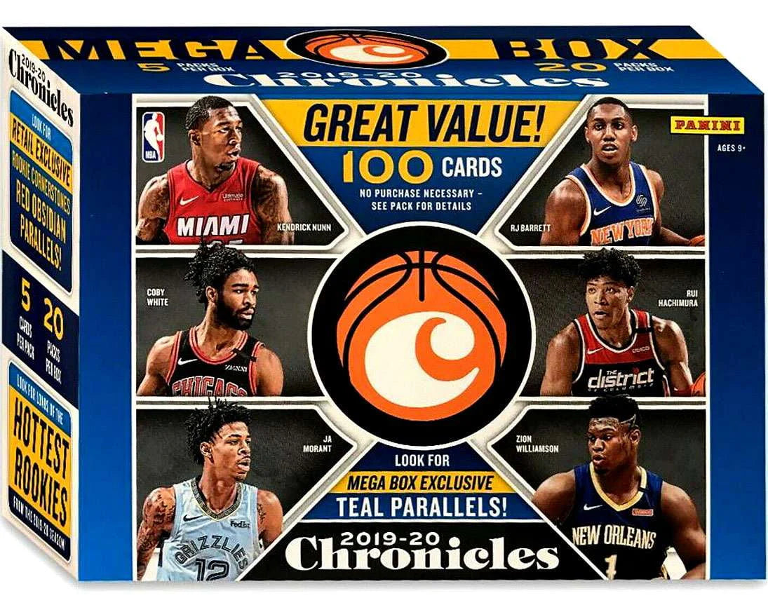 2019-20 Basketball Trading Card MEGA Box (20 Packs) U151