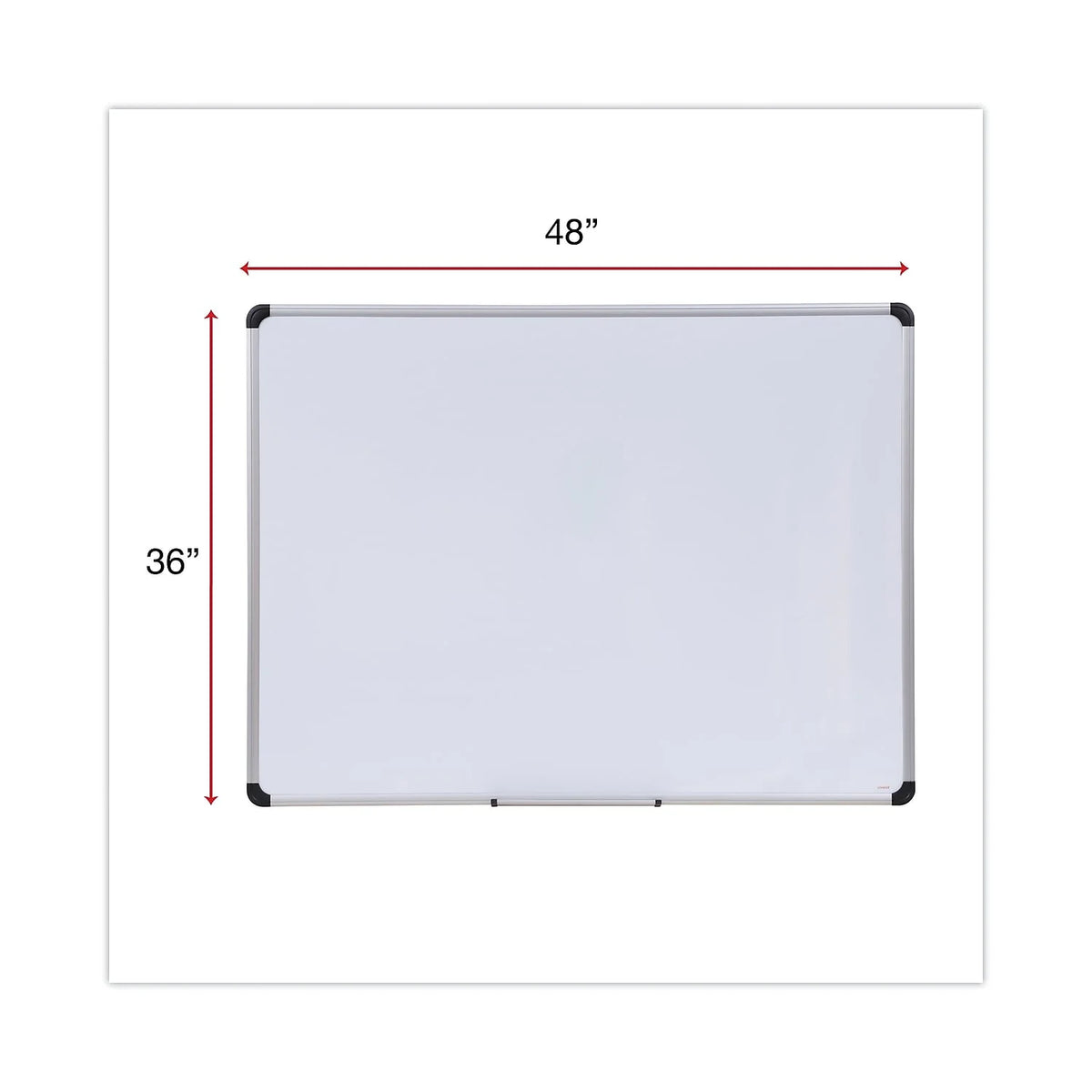 48 in. x 36 in. Lacquered Steel Magnetic Dry Erase Marker Board S71493
