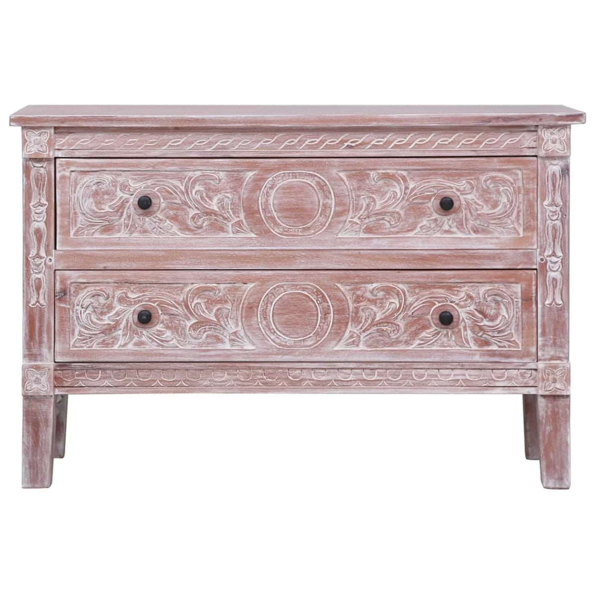 Solid Mahogany Wood Sideboard with 2 Drawers X888466