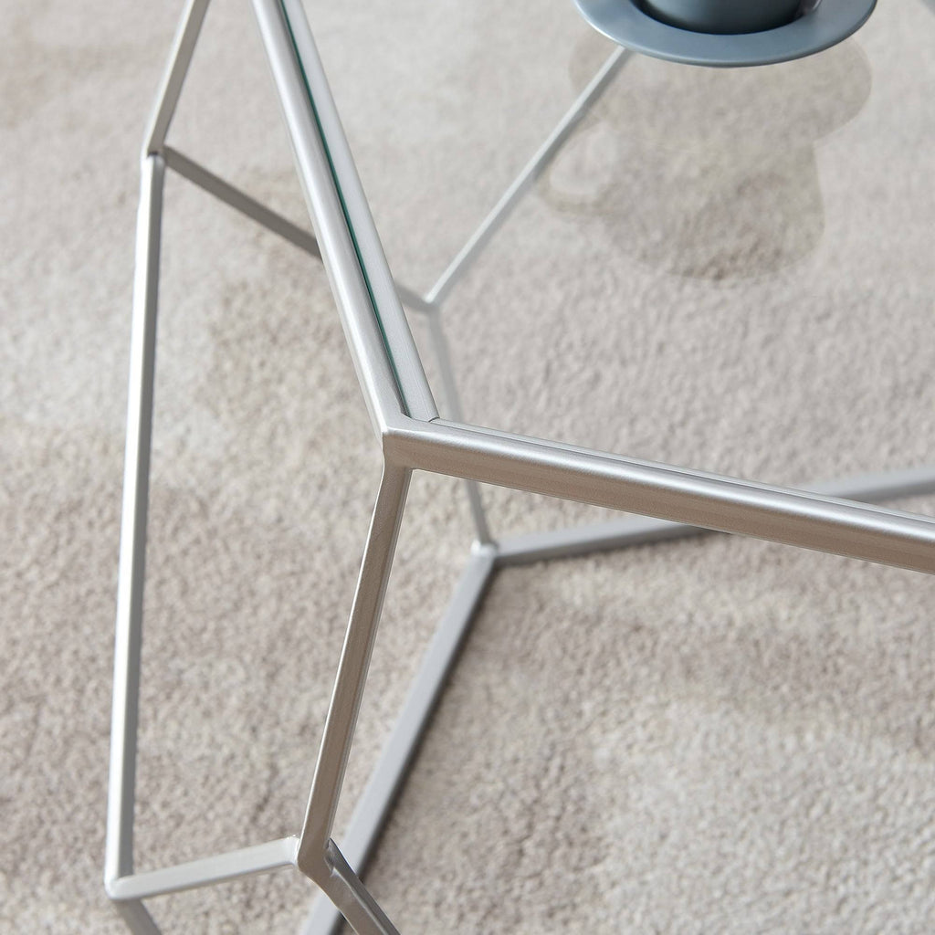 Gold Geometric Coffee Table L9885