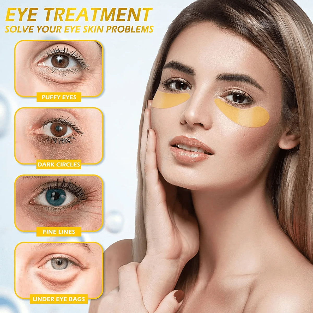 Green Seaweed Under Eye Patches 30 Pairs B863