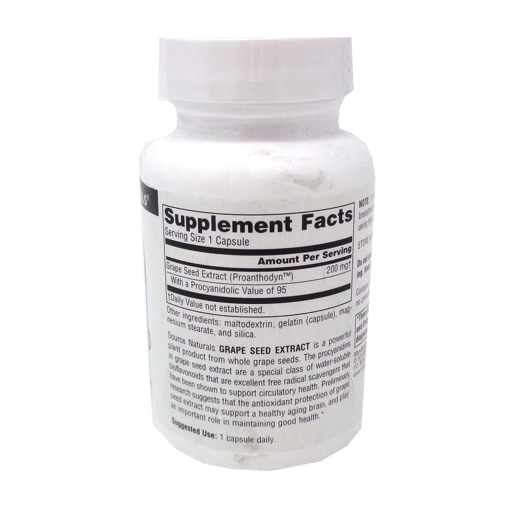 Grape Seed Extract 200mg 60 Capsules Y5687