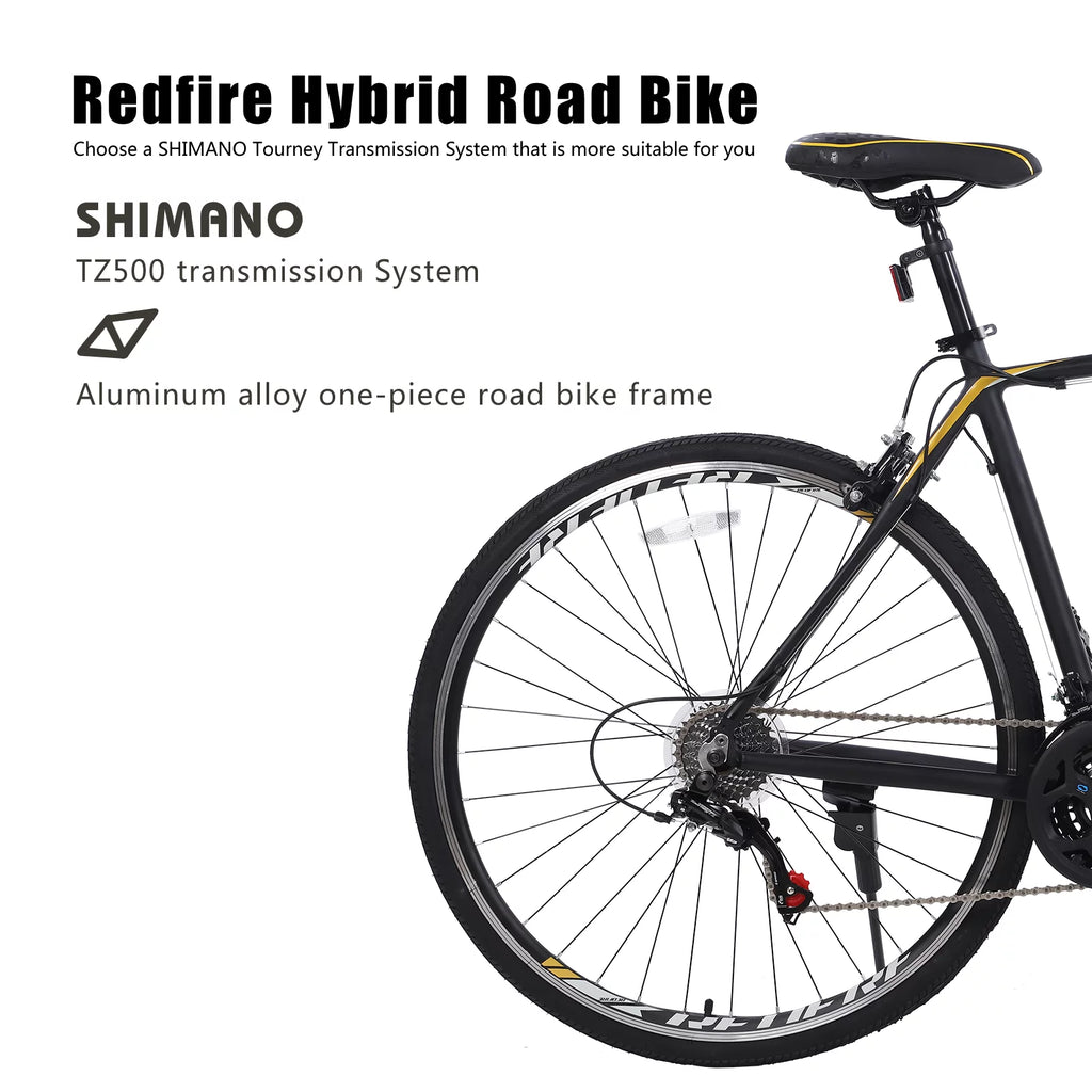 21 Speed 700C Wheels Aluminum Frame Road Bike H439386