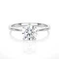 14k White Gold Solitaire Engagement Ring J80700