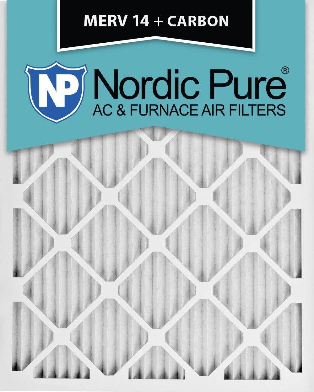 20x24x1 MERV 14 Carbon AC Furnace Filters Qty 6 Y9617
