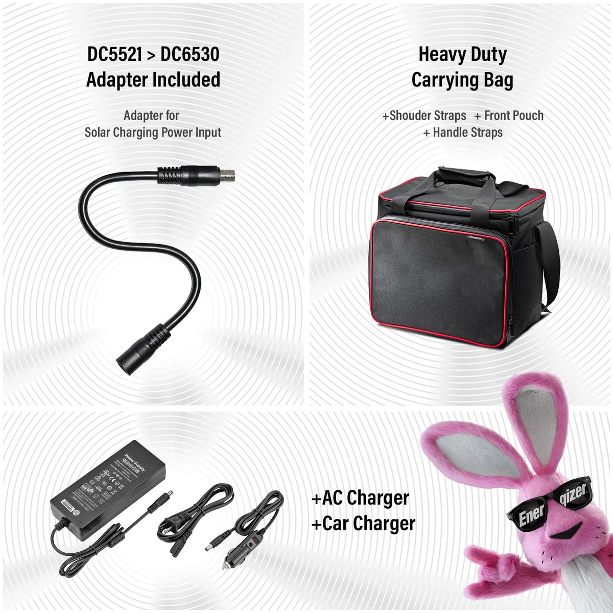 960Wh 300000 mAh Portable Power Station with LiFePO4 Battery R58857