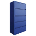 36" Metal Lateral File Cabinet with 5 Drawers E465942