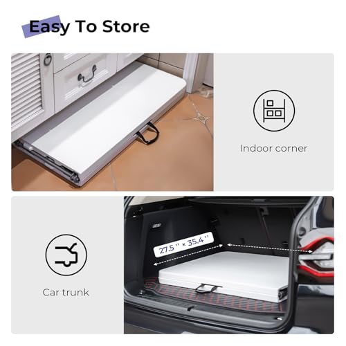 6ft Heavy Duty Plastic Folding Table M5152