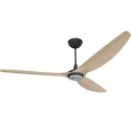 84 Ceiling Fan with Bamboo Blades and Black Finish N875712