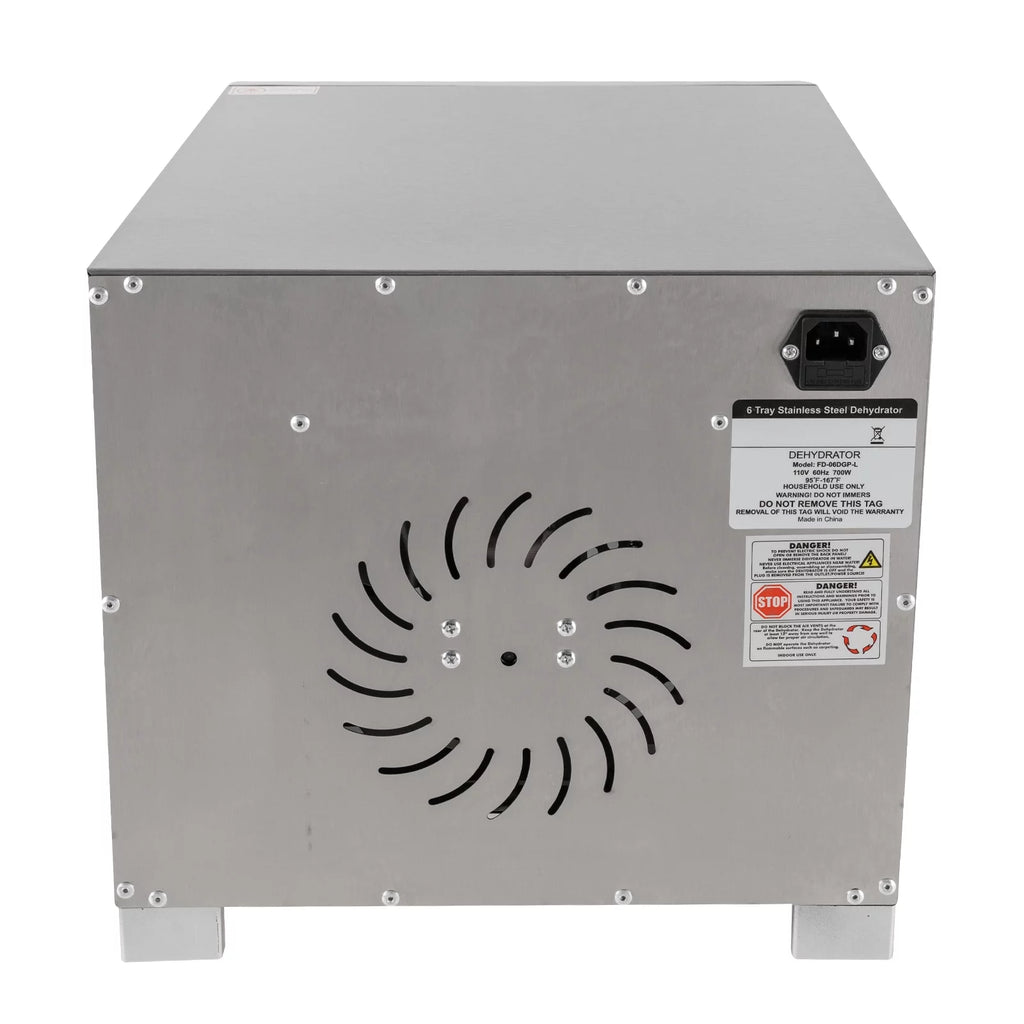 6/8 Tray Stainless Steel Food Dehydrator 700W K7888