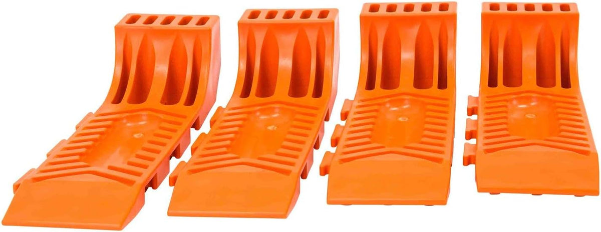 Interlocking Tire Skates Safety Orange (4pc Set) T367