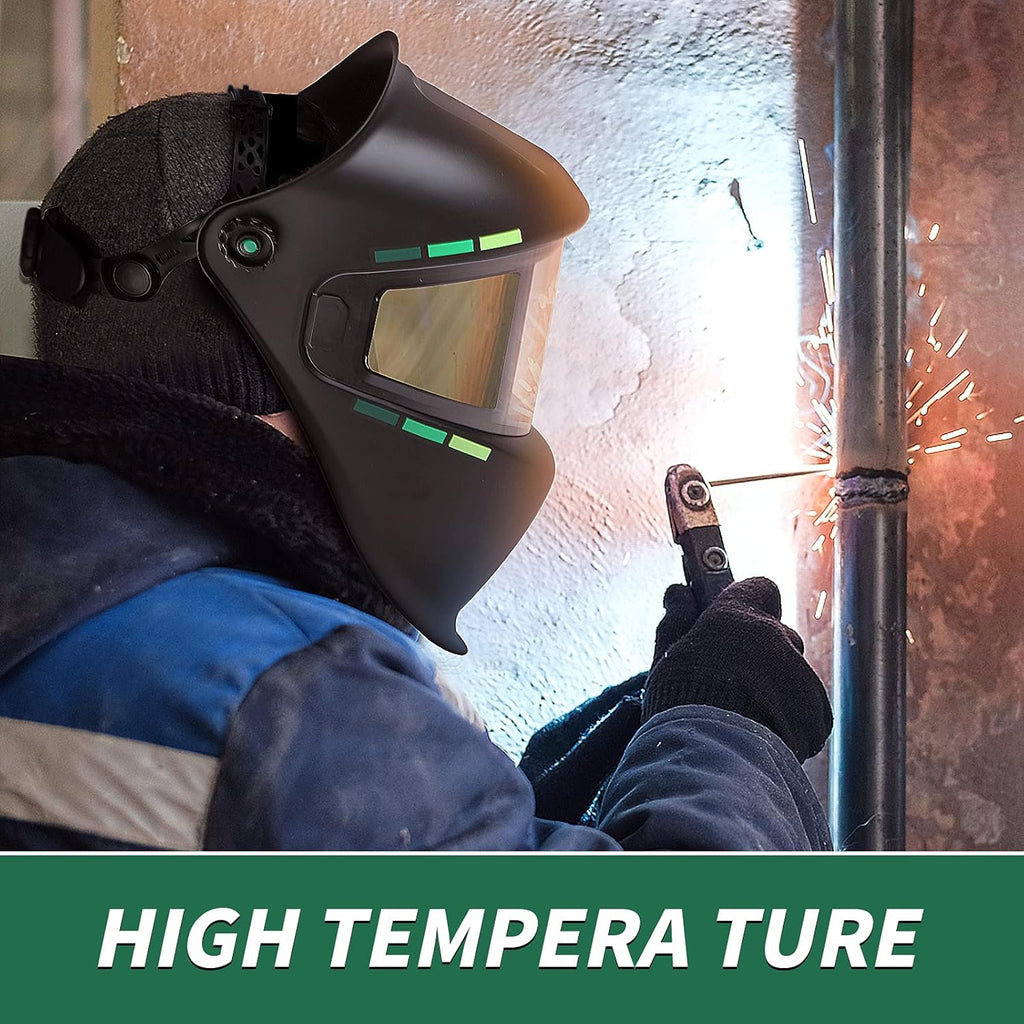 Welding Helmet Solar Auto Darkening 4 Arc Sensors Shade 3/5-9/9-13 Pack of 2 E169763