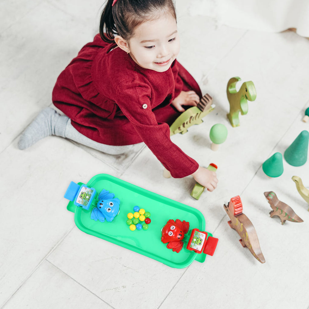 Frog Travel Board Frogs Eating Beads Kids Plastic Toy L78454