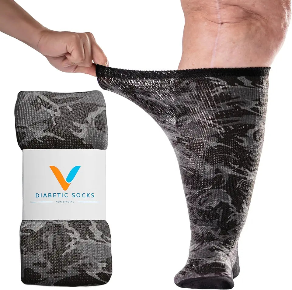Non Binding Seamless Toe Loose Fit Diabetic Socks S40465