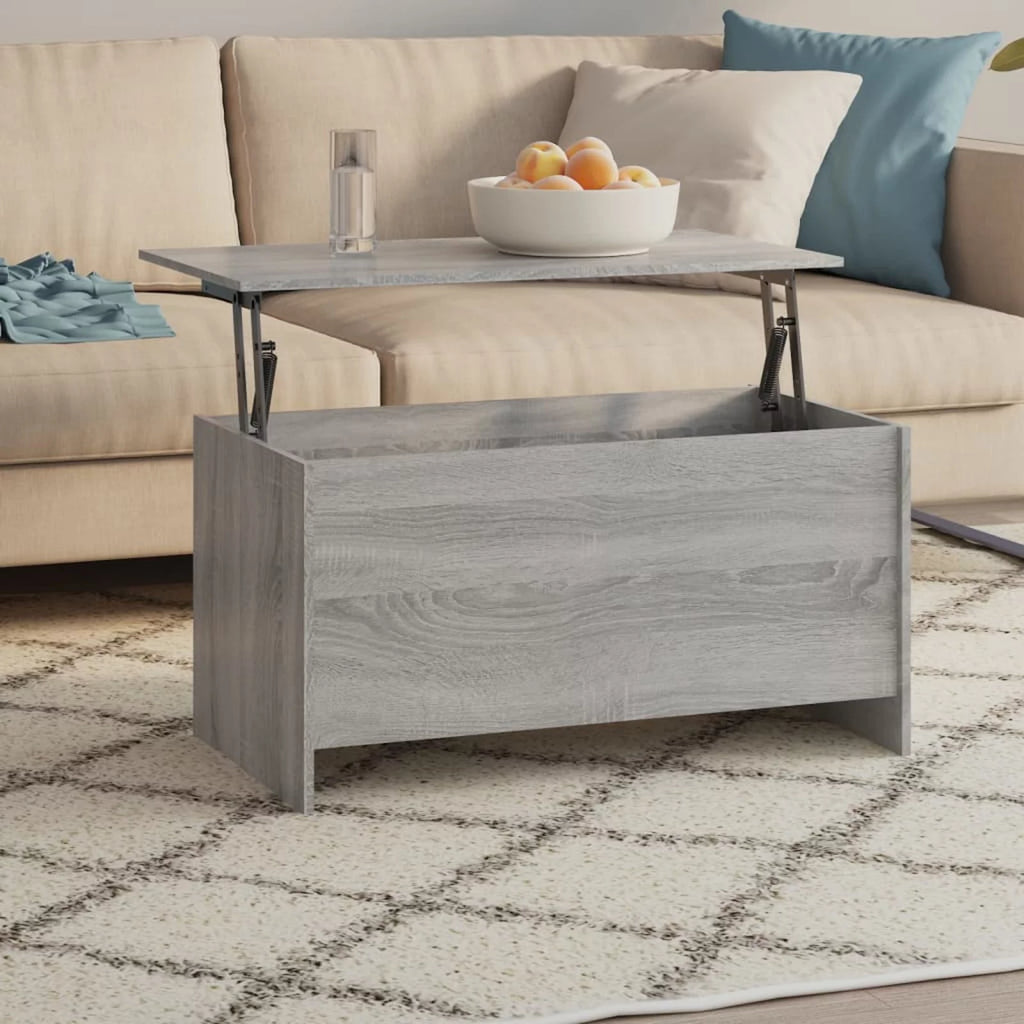Gray Engineered Wood Coffee Table W652158