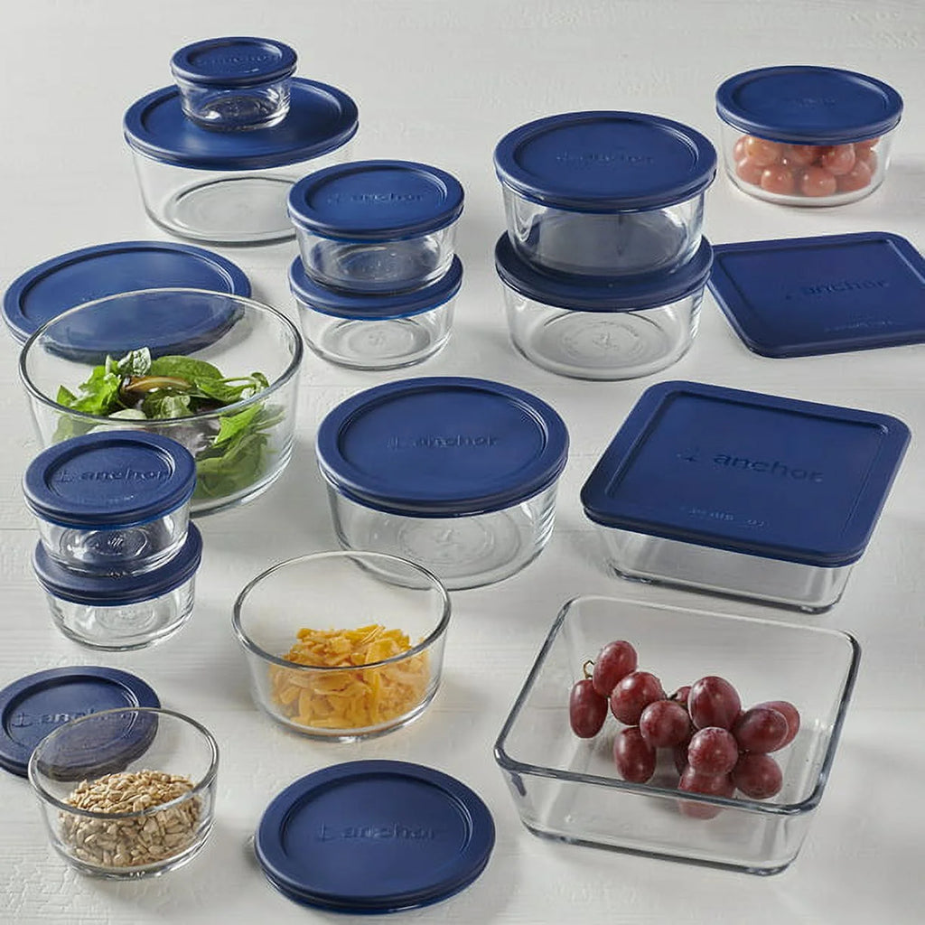 4-Cup Round Storage Dish with Cover, Pack of 2 K931