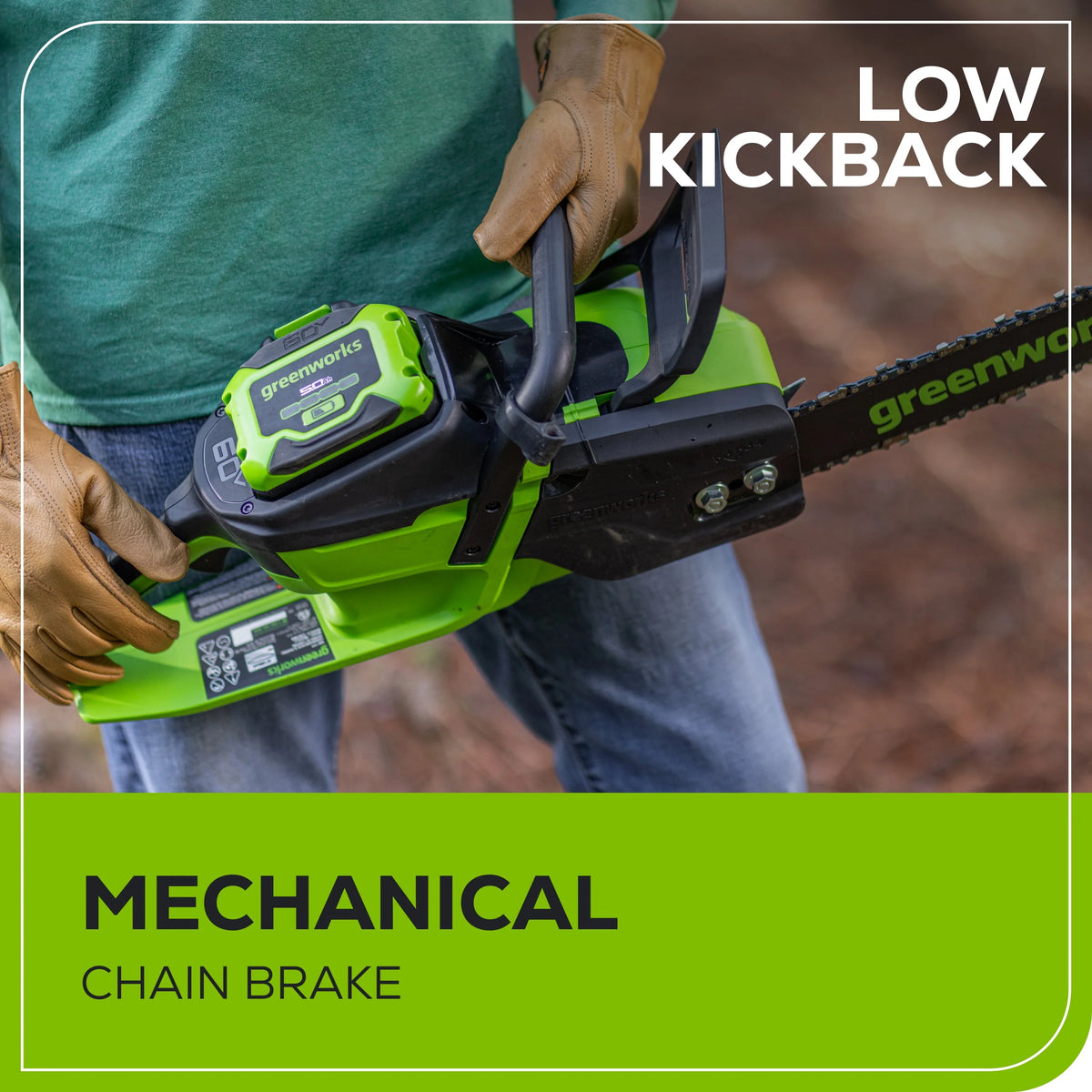 60V Brushless Chainsaw with Battery & Charger O471302