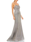 Lace-Up Trumpet Evening Dress I65577