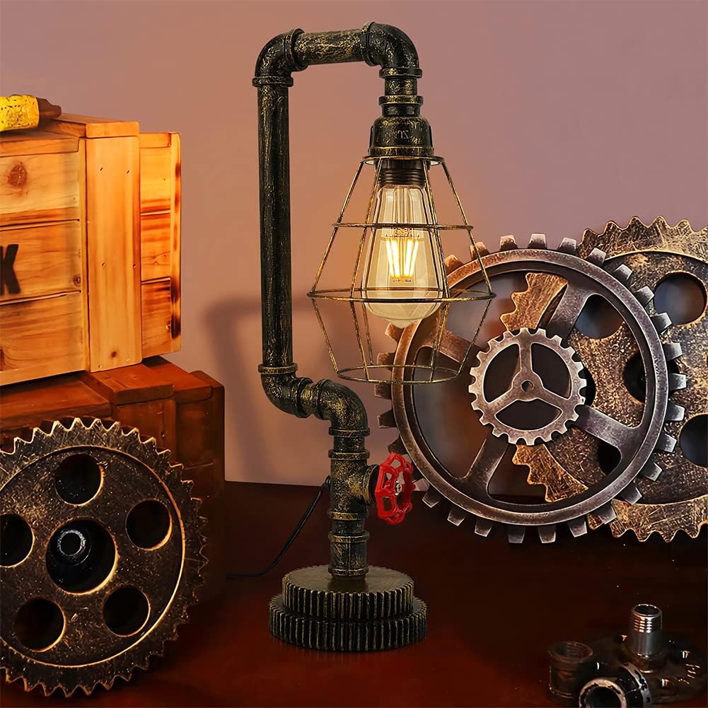 Vintage Industrial Desk Lamp T2062