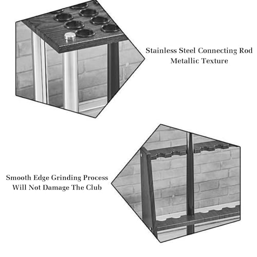 White Floor Rack Holds 36 Cues O9062