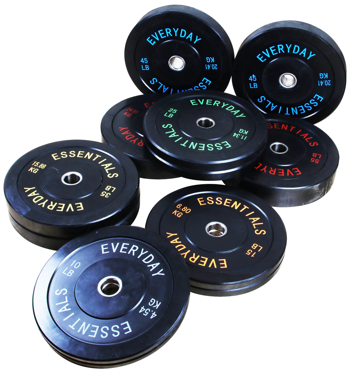 Black 10 lbs Bumper Plate with Steel Hub I634180