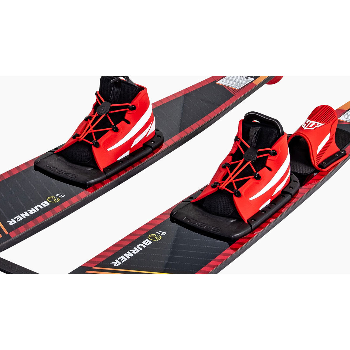 Combo Water Skis with Blaze Bindings and Rear Toe Strap Bar W394581