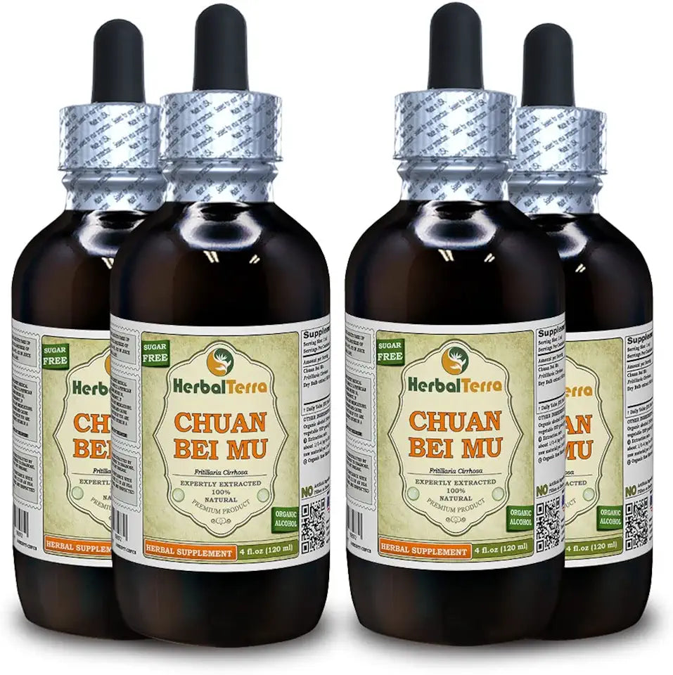 Tendrilleaf Fritillary Dried Bulb Liquid Extract 4x120 ml H3402